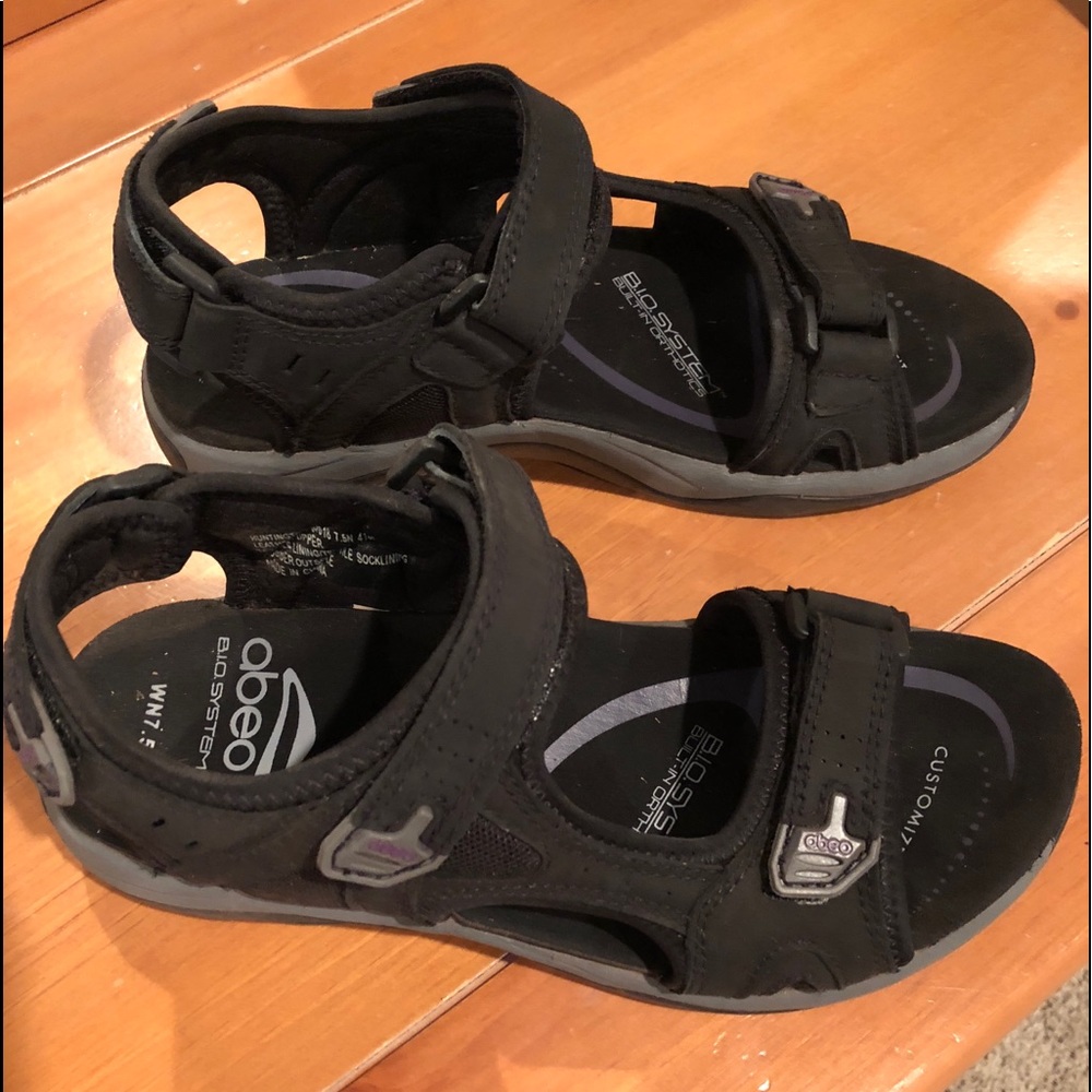 Abeo Huntington Black Sandal
